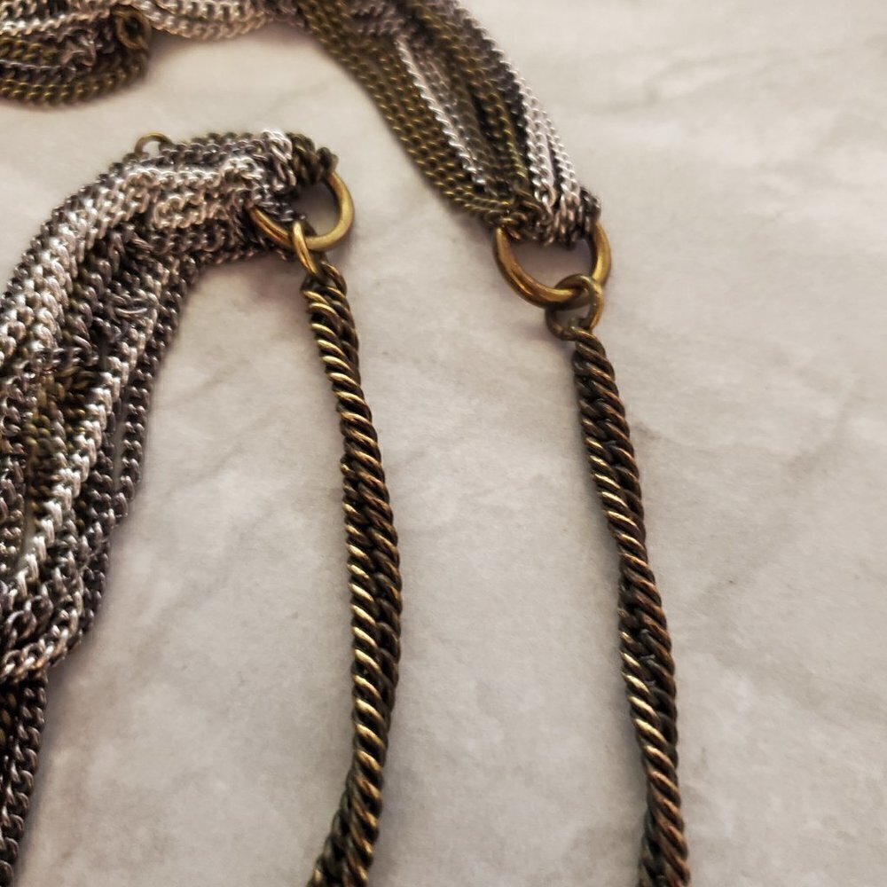 💖 Talbots Multi Chain Necklace 💖 - Picture 4 of 8